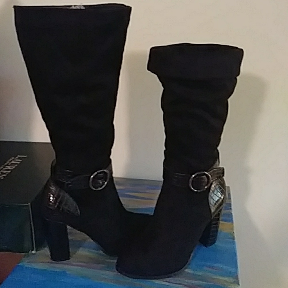 Cato Knee High Heel Boots
